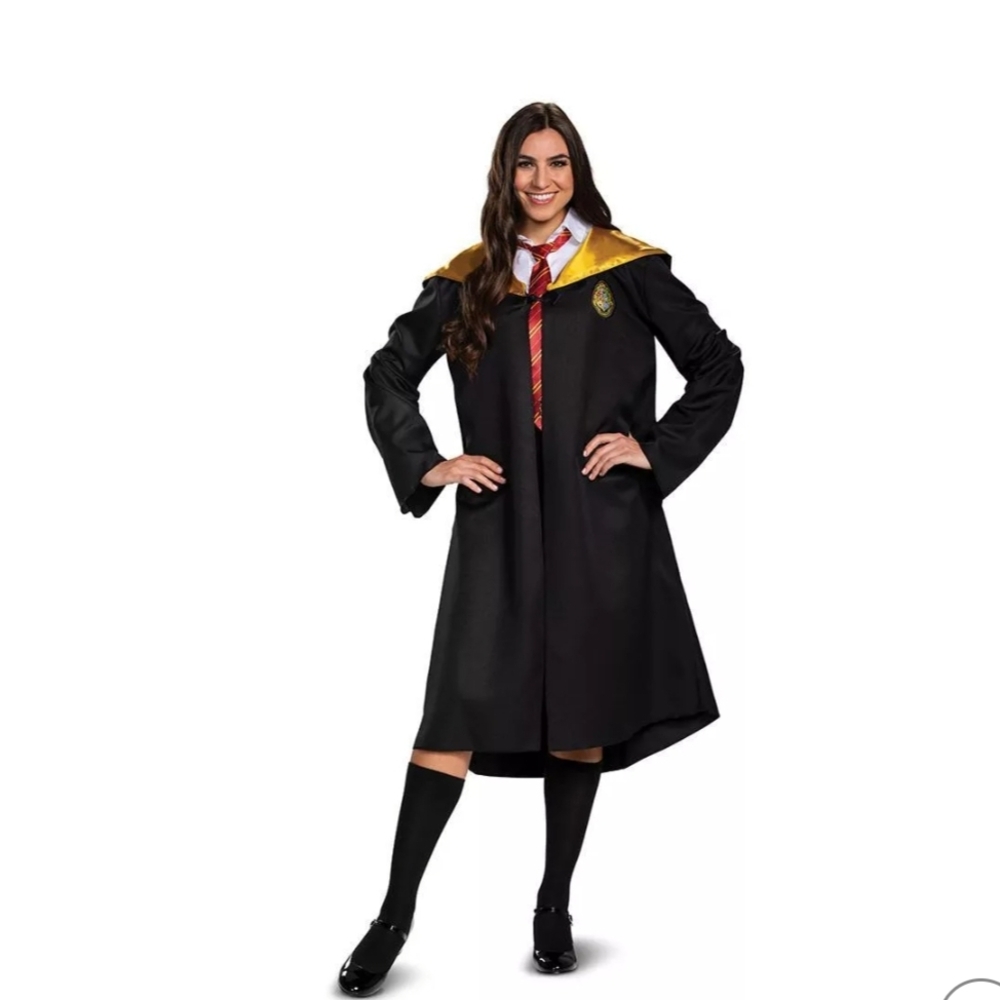 SOLD MER-Harry Potter Adult Hogwarts Halloween Costume Robe - Picture 5 of 7